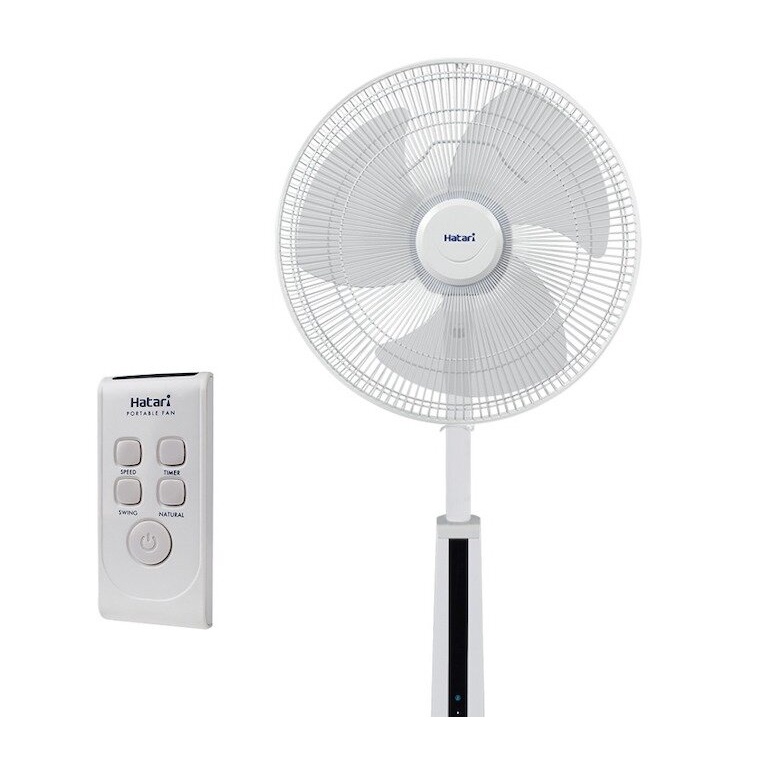 Quạt lửng Thái Lan Hatari Slide Smart L1 - Điều khiển + Cảm ứng sải cánh 450mm - Hàng chính hãng - Bảo hành 36 tháng