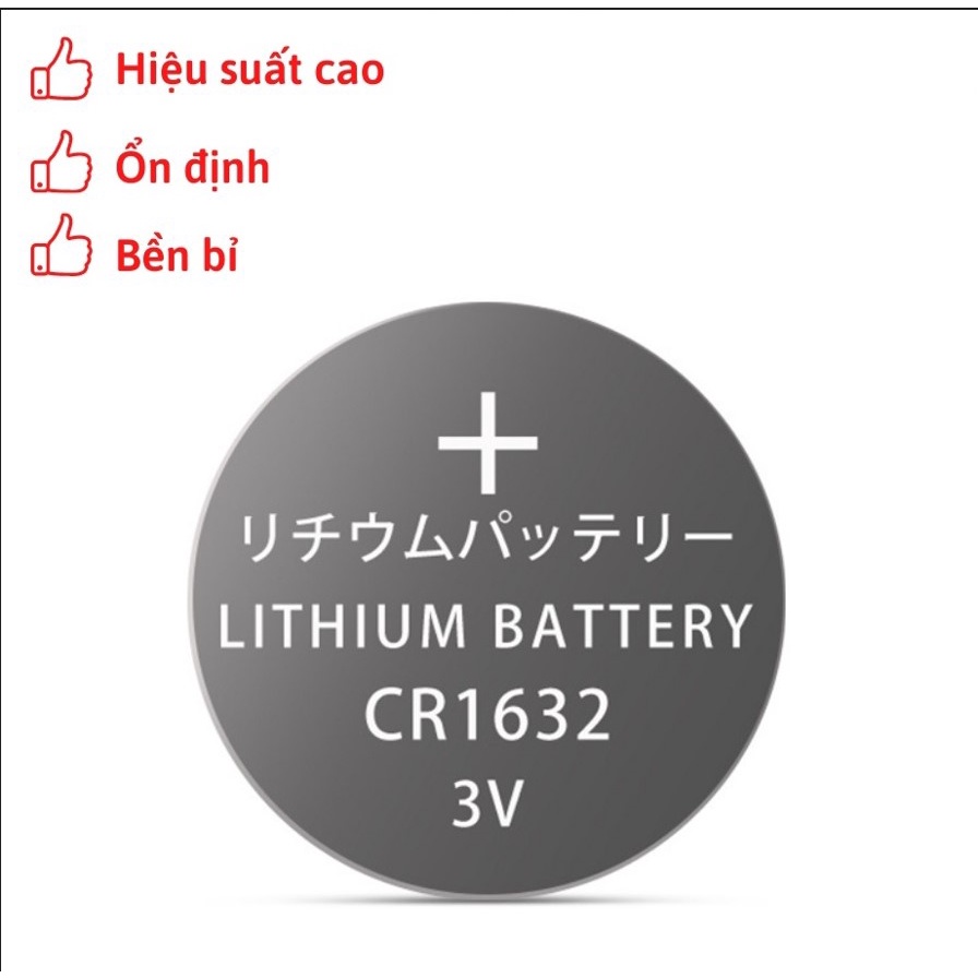 Pin cúc áo CR1632 dùng cho gậy chụp ảnh Q07, K07,F210, Sc11,...
