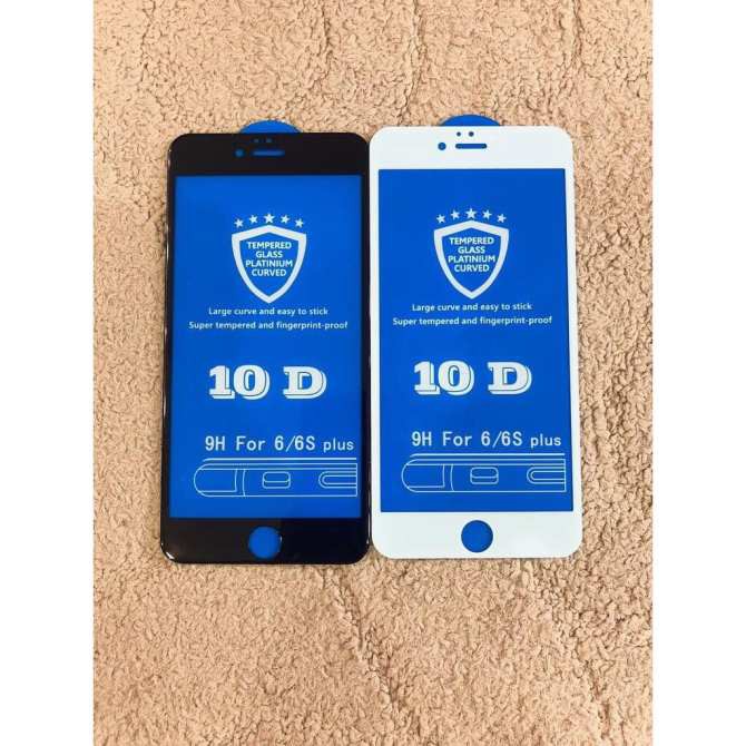 Kính Cường Lực 10D Full Màn Cho Iphone - 6/6S Plus/7/7plus/8/8plus/X