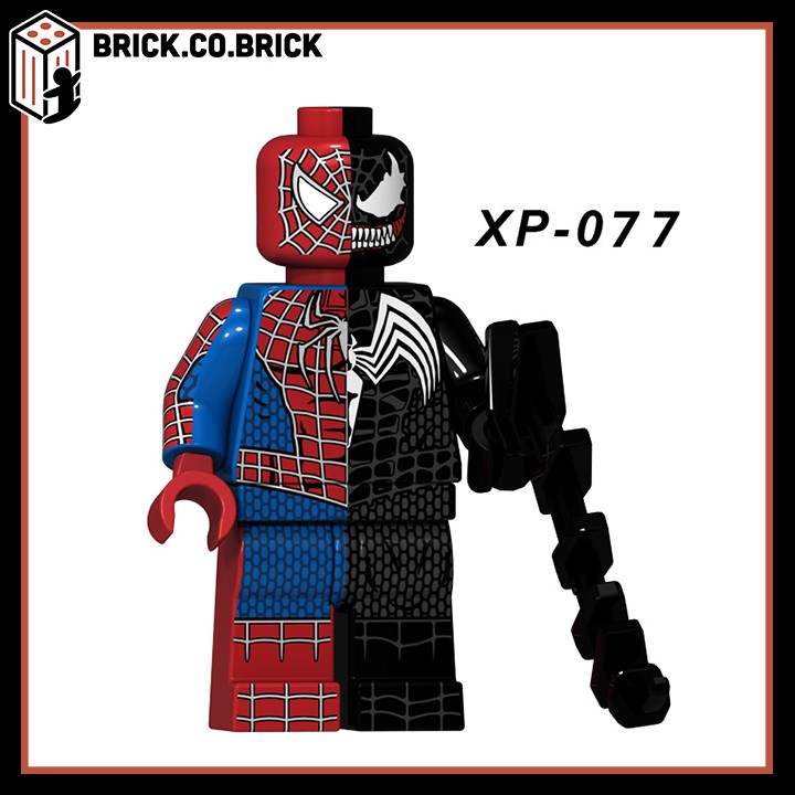 Spider Man Venom Đồ chơi Lắp Ráp Minifigures Mô Hình Siêu anh hùng Super Heroes KT1010
