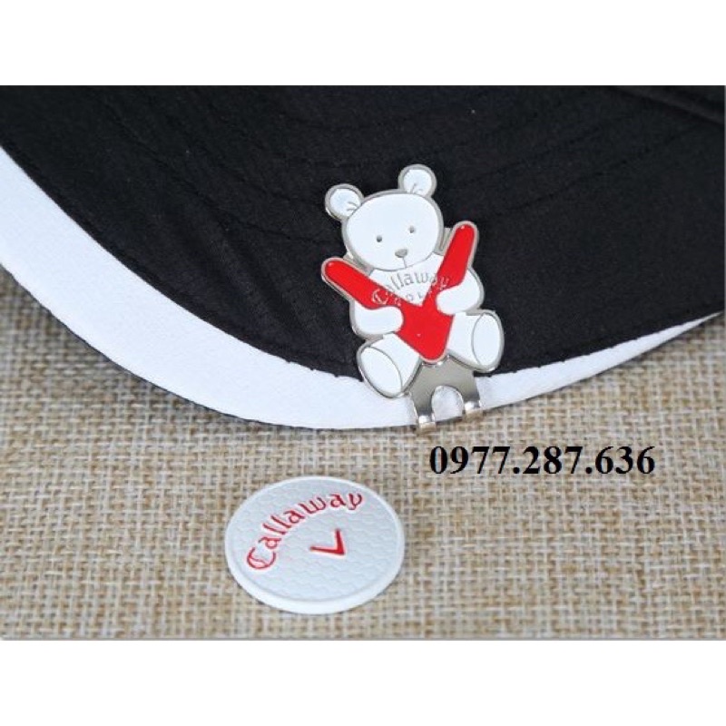 Mác bóng golf clip marker đánh dấu vị trí bóng kẹp nam châm loại đẹp MB001