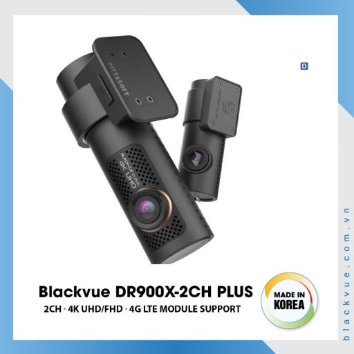 CAMERA HÀNH TRÌNH Ô TÔ CAO CẤP 4K BLACKVUE DR900X-2CH PLUS