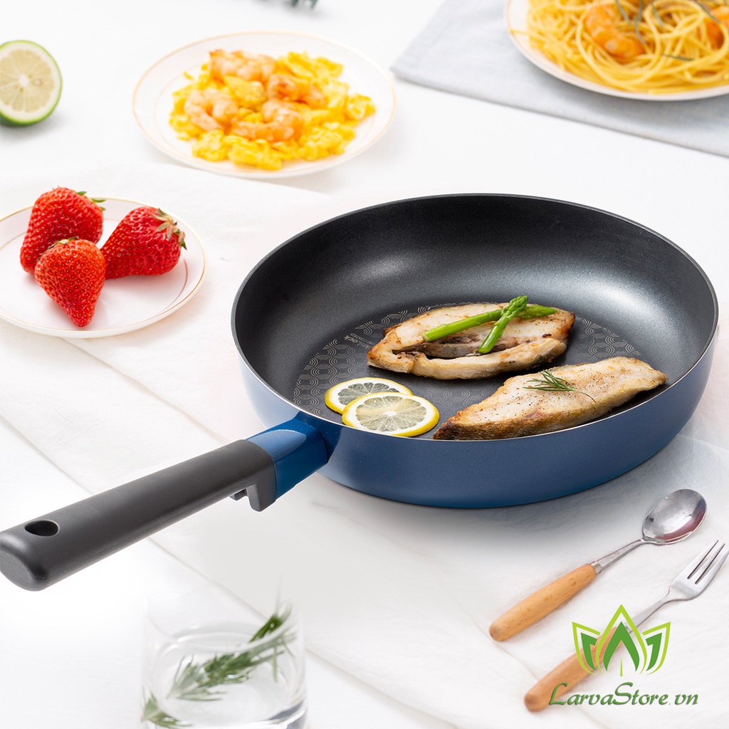 Nồi Và Chảo Decor Chính hãng LocknLock Chống Dính Siêu Bền Màu Navi (dùng mọi loại bếp)