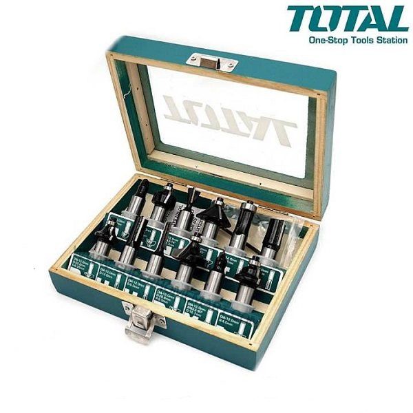 Bộ mũi phay gỗ 12 chi tiết Total TACSR0102121