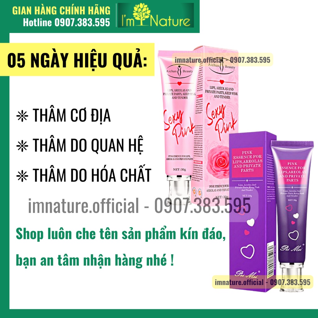 Kem Khử Thâm Dưỡng Hồng Môi - Nhũ Hoa - Vùng Kín Pei Mei 30g