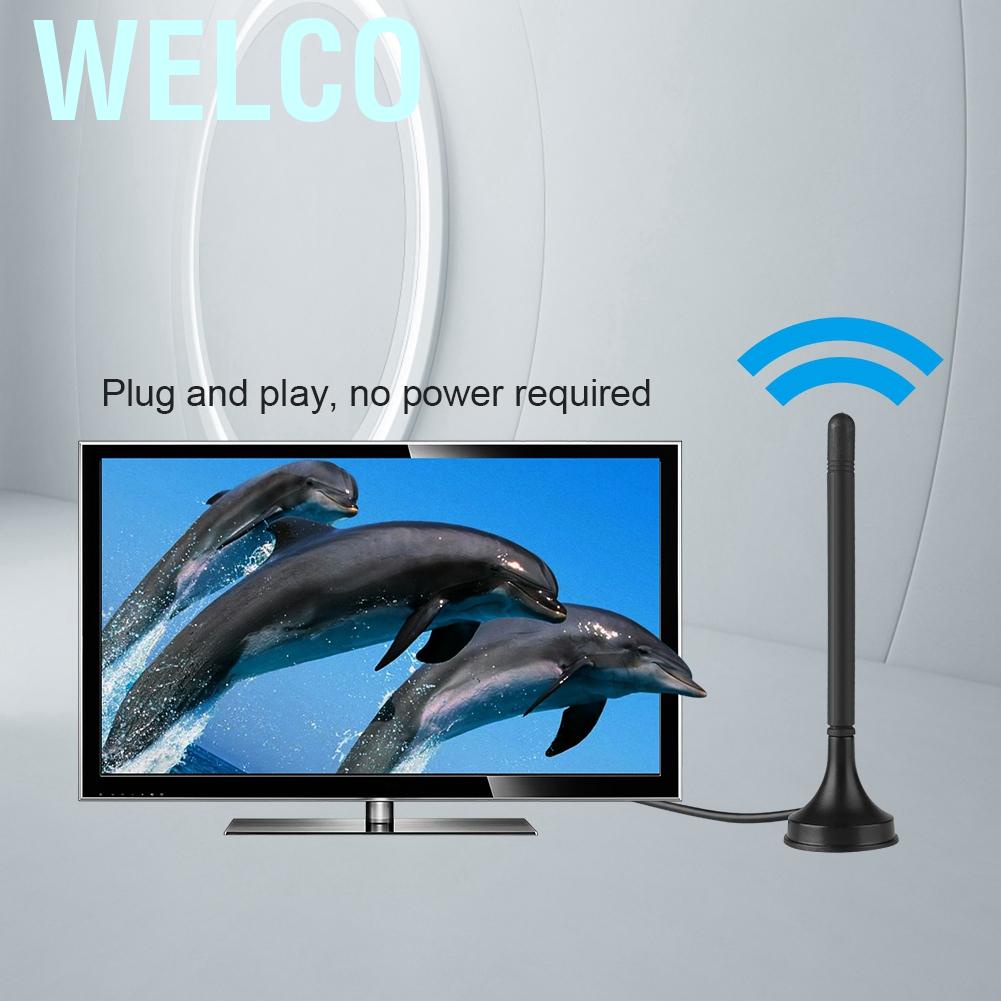 Ăng ten kĩ thuật số DVB-T trong nhà có đế nam châm