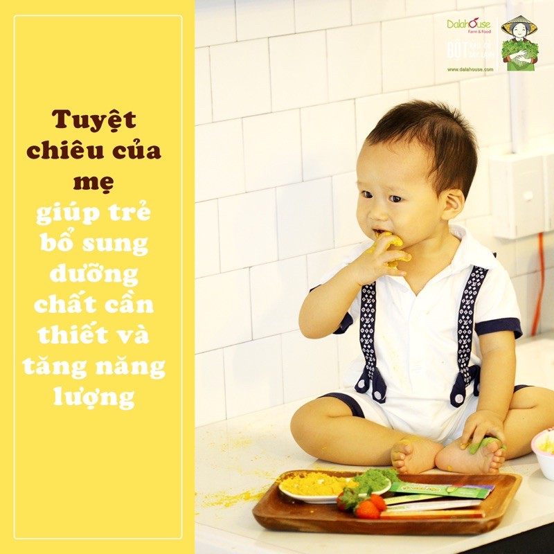 HỘP 63G - Combo bột rau củ sấy lạnh cho bé ăn dặm Dalahouse - Date: 22/5/2024 - Nhà Hữu Cơ