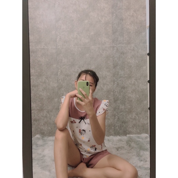 Đồ bộ mặc nhà tay ngắn - Đồ ngủ thoải mái | BigBuy360 - bigbuy360.vn