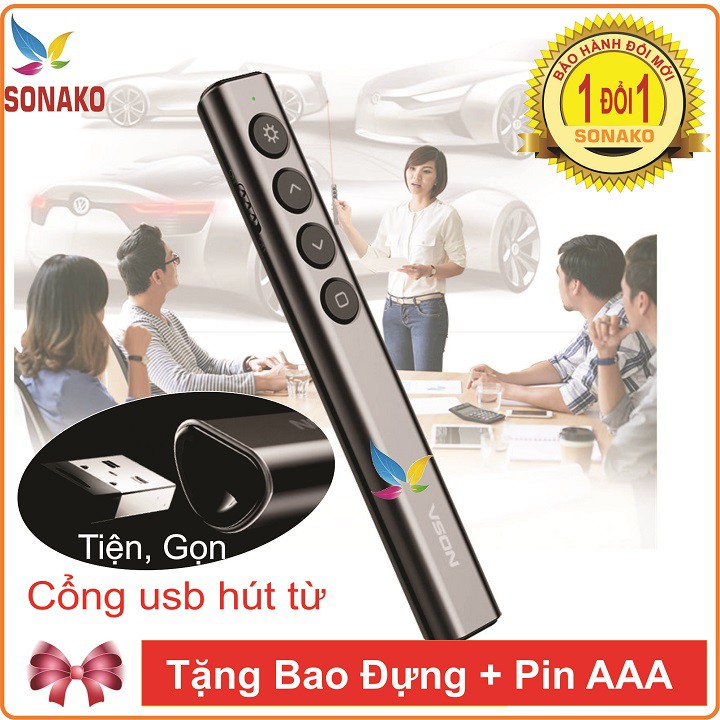 [FREESHIP 99K]_[Tặng túi đựng+ pin] Bút trình chiếu Vson N35 - Sonako