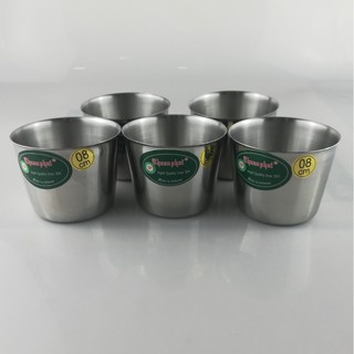 Bộ Ly làm đá Inox(8cm) size nhỏ-5 cái
