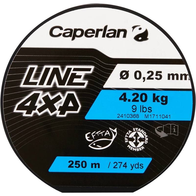 Dây cước câu cá Decathlon Caperlan 4x4 250m