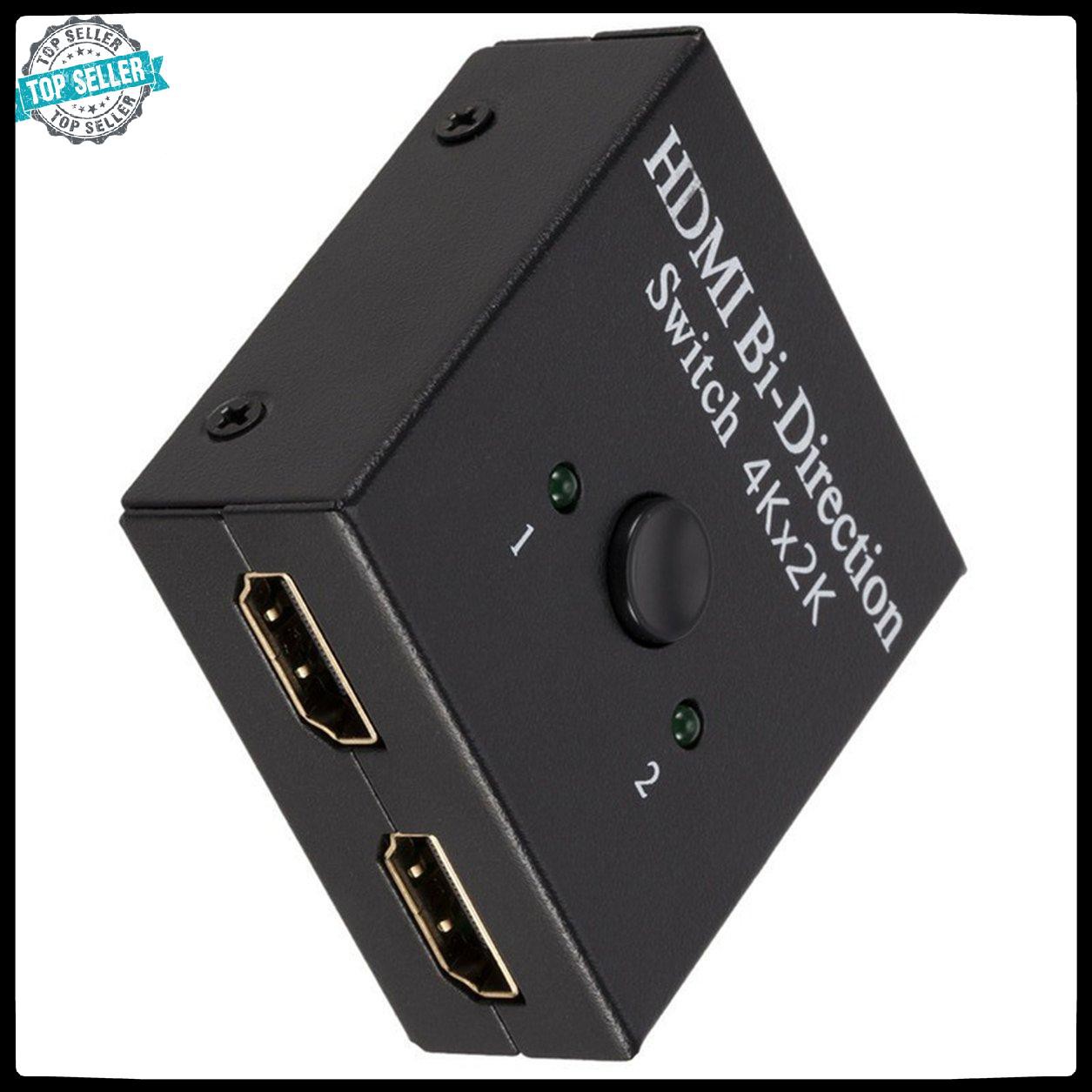 [hàng mới về] HDMI Switch 2 in 1 out HDMI Splitter 1x2/2x1 Adapter out Converter for TV Box