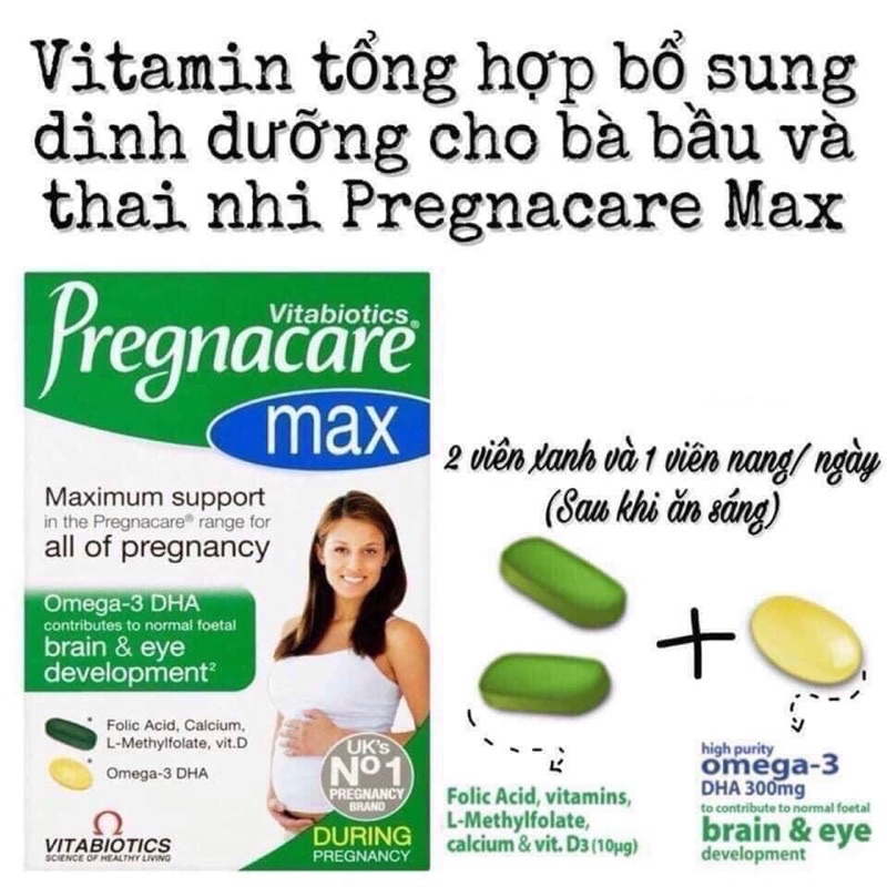 Vitamin Tổng Hợp Bầu Pregnacare Max - UK