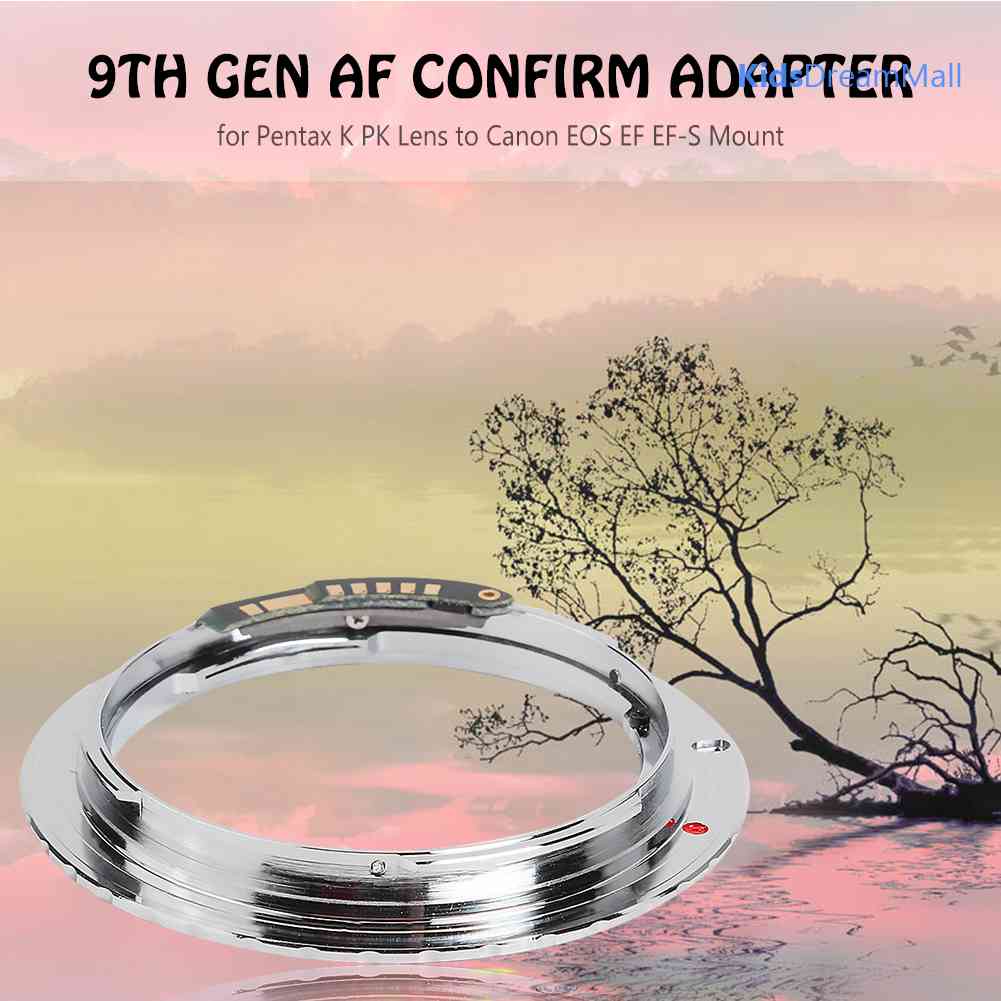 Ngàm Chuyển Đổi Pentax K PK Sang EOS EF-S Thế Hệ 9 Cao Cấp Cho Máy Ảnh