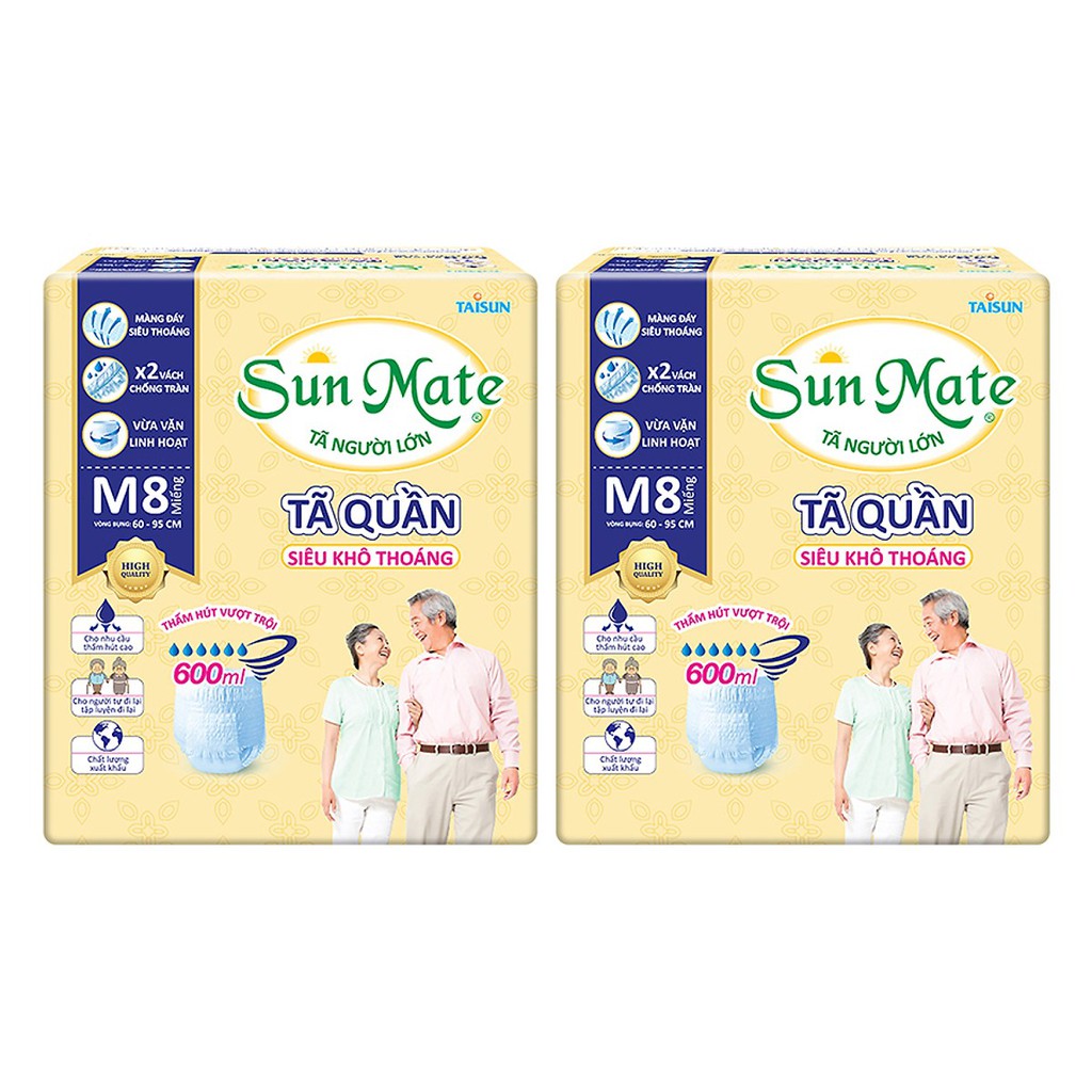 Tã quần người lớn Sunmate M8