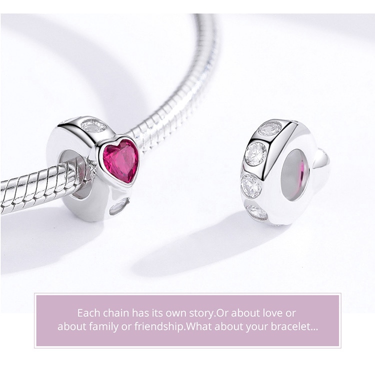 Hạt charm xỏ chặn Bamoer