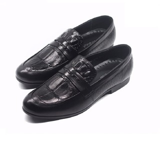 Giầy lười Ts.Milan dập vảy da cá sấu 14