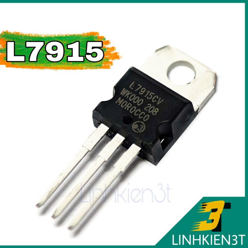 IC Ổn Áp Nguồn 15V L7915 1.5A TO-220 chính hãng
