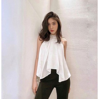 Áo Yếm Lụa Tầng Layer (TRẮNG)