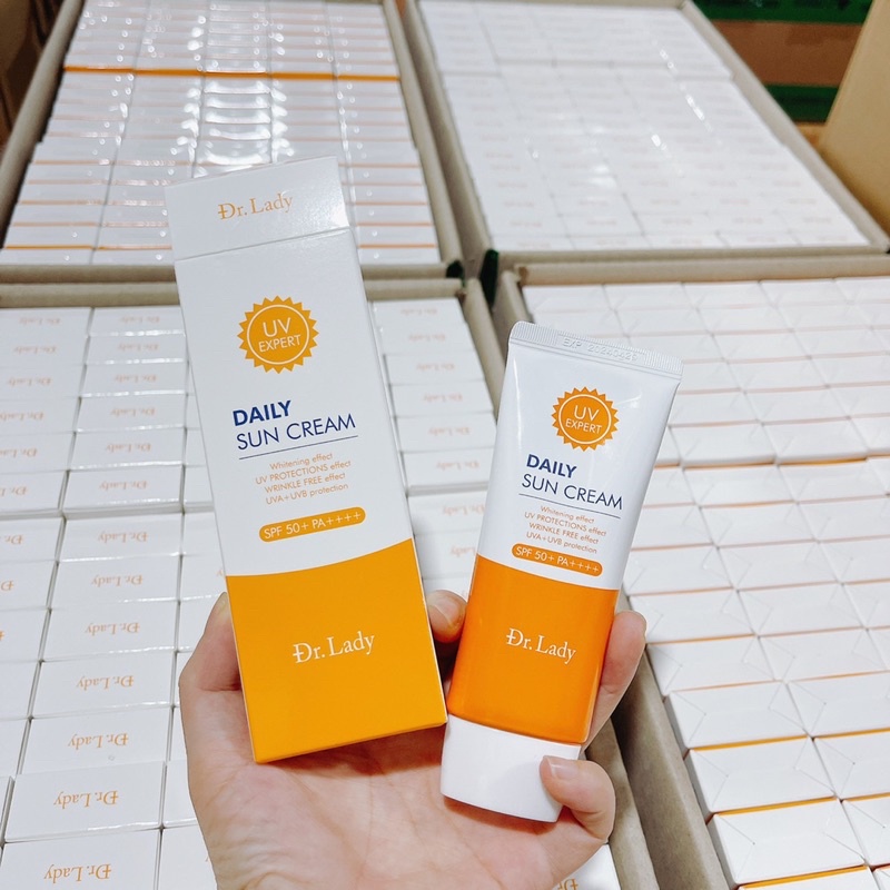 KEM CHỐNG NẮNG VẬT LÝ DAILY SUN CREAM 3 IN 1 SPF50+ PA ++++ 60ML - NÂNG TONE | BigBuy360 - bigbuy360.vn