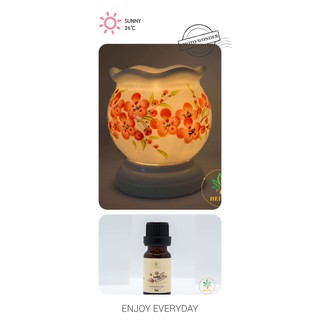 Đèn xông tinh dầu + combo đèn xông & tinh dầu