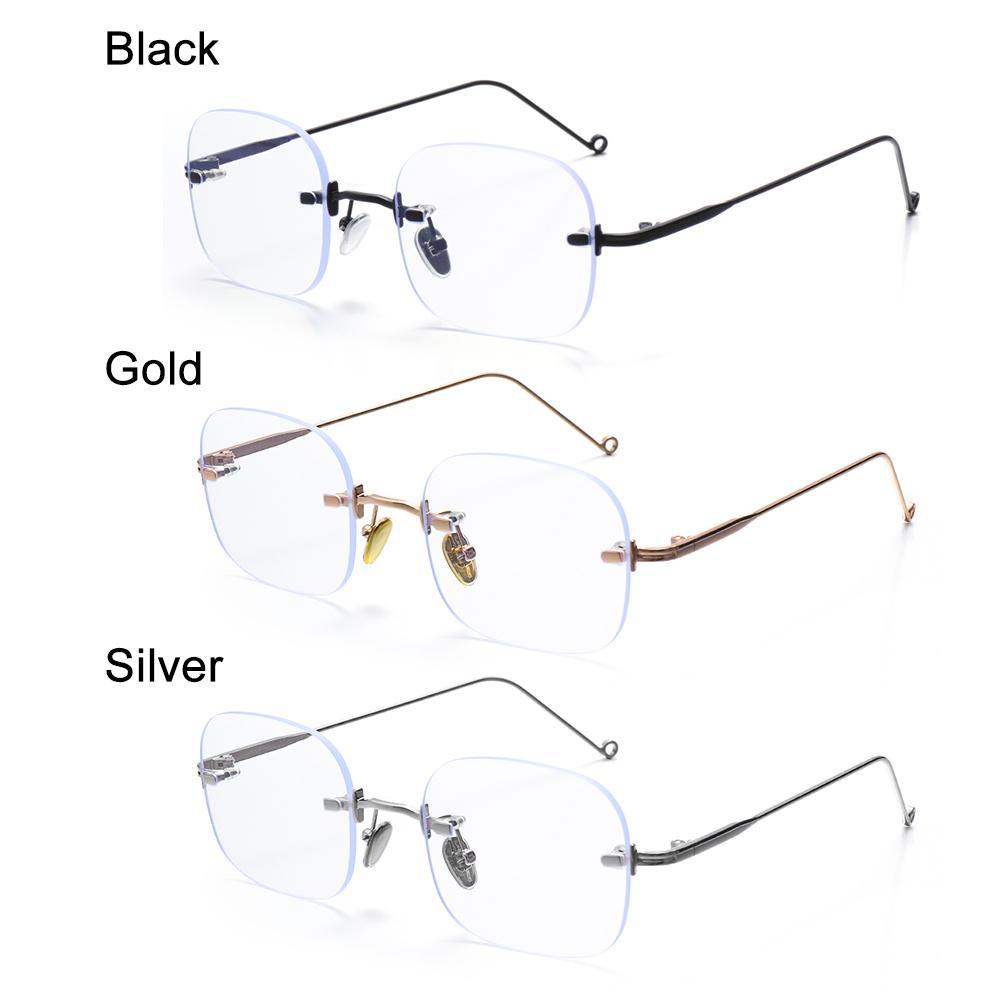 Kính Trong Suốt MAXG|Kính Mát Vuông Gọng Kim Loại