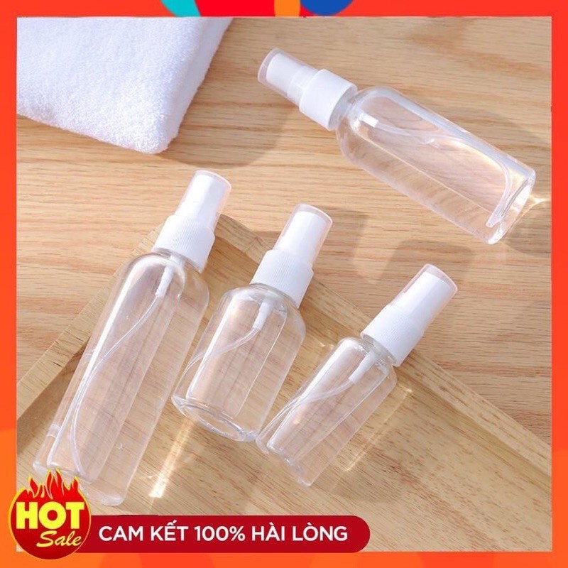 Chai Chiết Phun Sương 🌟 Lọ Chiết Xịt Dung Dịch 30ml - 50ml - 100ml 🌟