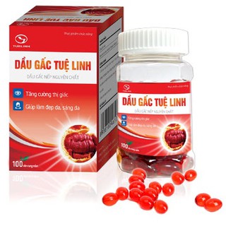 Dầu gấc Tuệ Linh đẹp da, sáng mắt lọ 60 viên
