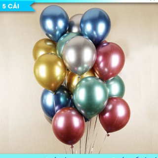 BONG BÓNG SIÊU TRÁNG GƯƠNG ( CHROME ) , SIZE TO 30CM 55K 1 BỊCH 50 CÁI