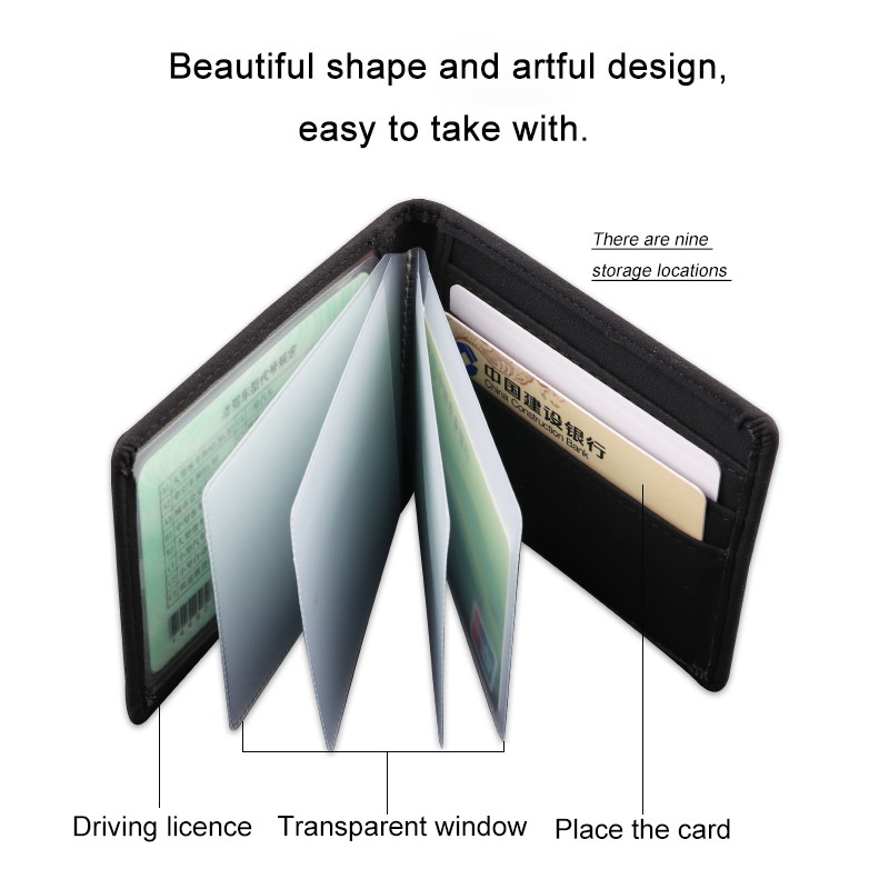 Ví Da Lộn Đựng Thẻ / Giấy Phép Lái Xe BMW Ốp