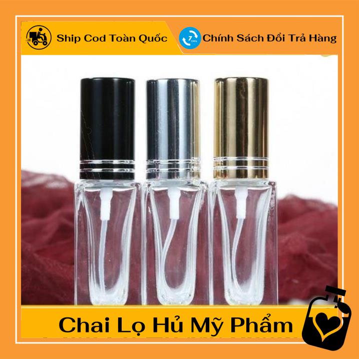 Lọ Chiết Nước Hoa ❤ TOP GIÁ RẺ ❤ Chai lọ chiết nước hoa 5ml vuông đựng dầu thơm, phụ kiện du lịch