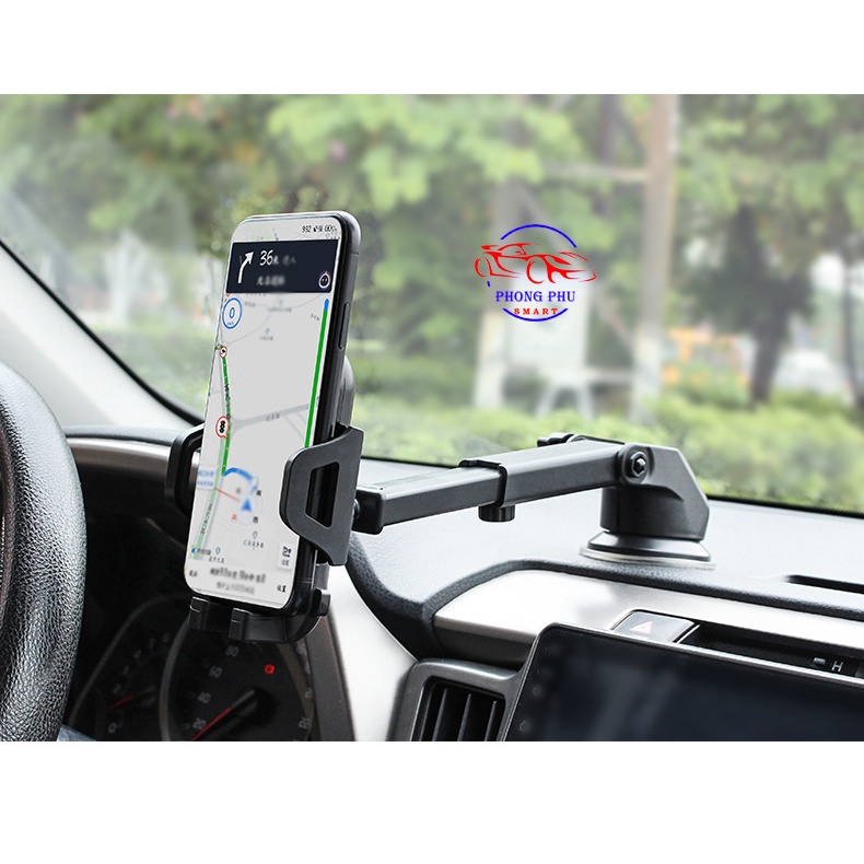 Giá Đỡ Điện Thoại Ô Tô Gắn Trên Taplo, Kính Chắn Gió Giúp Kẹp Giữ Điện Thoại Cực Kì Chắc Chắn Có Thể Xoay 360độ Tiện Lợi | BigBuy360 - bigbuy360.vn
