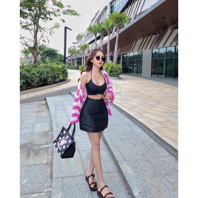 SÉT ÁO DÂY + CHÂN VÁY - QA01395