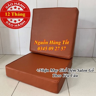 Đệm ngồi ghế gỗ, salon gỗ elena 50x50x10cm - nhận đặt hàng ghế đệm sofa theo yêu cầu