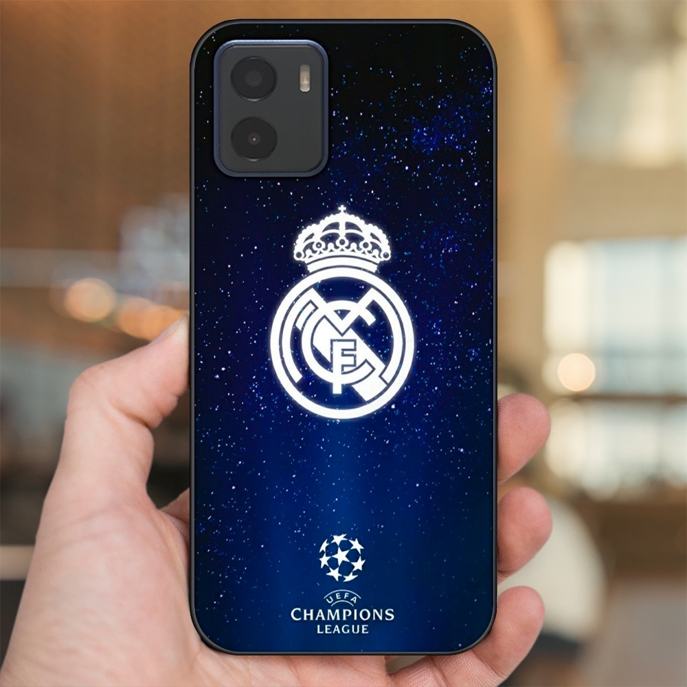 Ốp lưng Vivo Y15s, Y15a viền đen in hình Real Madrid