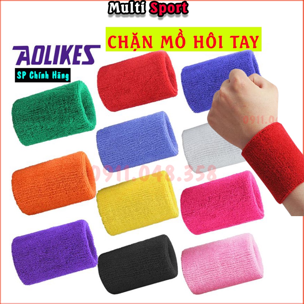 Băng cổ tay chặn mồ hôi tay Aolikes chính hãng