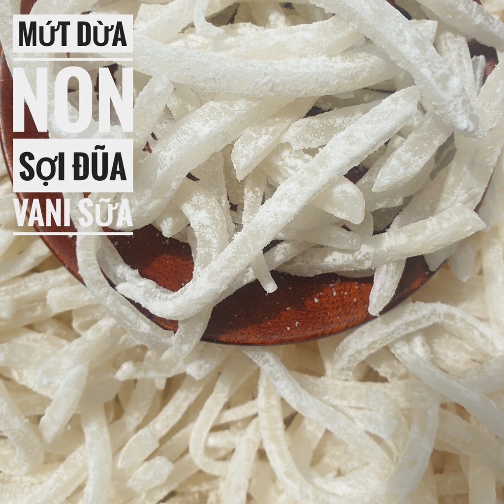 MỨT DỪA NON THANH ĐIỆP SỢI ĐŨA VỊ VANI SỮA LON 450GR