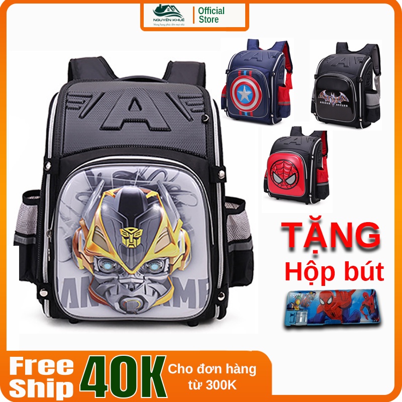 BALO HỌC SINH CAO CẤP loại balo chống gù học sinh tiểu học, cặp học sinh siêu nhẹ, chống nước