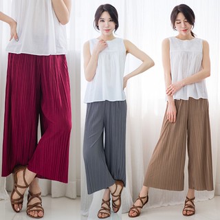 Quần ống rộng xếp li dài QDN0001
