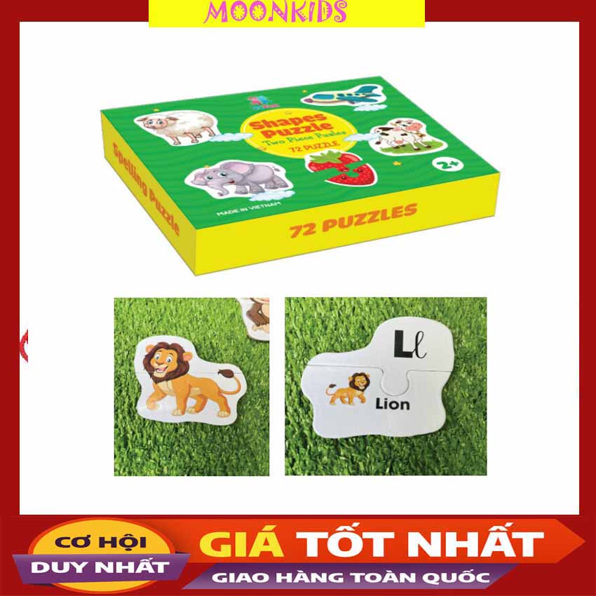 Bộ đồ chơi ghép hình gồm 72 PUZZLE