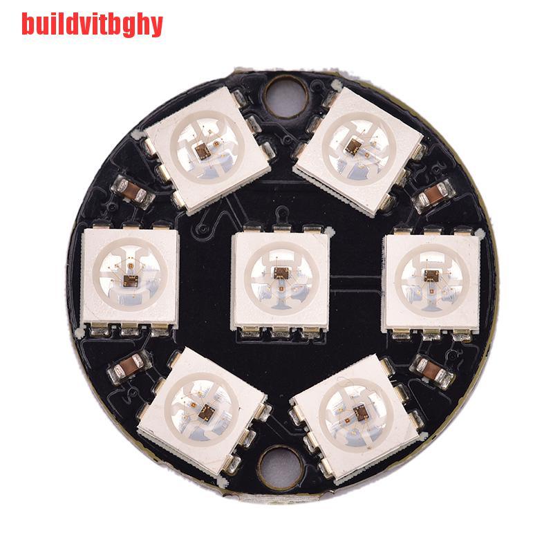 {buildvitbghy}7-Bit WS2812 5050 RGB LED Ring Round Decoration Bulb Arduino OSE