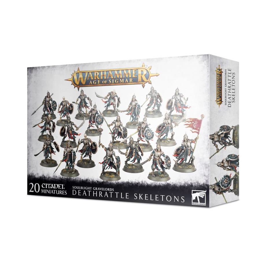 MÔ HÌNH WARHAMMER  SOULBLIGHT GRAVELORDS: DEATHRATTLE SKELETONS