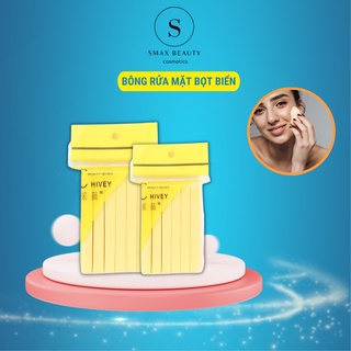 Bông nở rửa mặt Chivey 12 miếng, Miếng mút rửa mặt bọt biển dạng nén, Bông mút bọt biển siêu mềm rửa mặt
