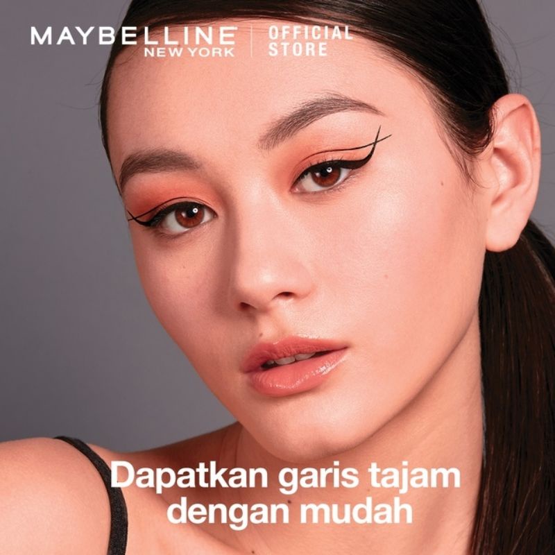 (Hàng Mới Về) Bút Kẻ Mắt Dạng Lỏng Maybelline Hypersharp Màu Đen Chống Thấm Nước