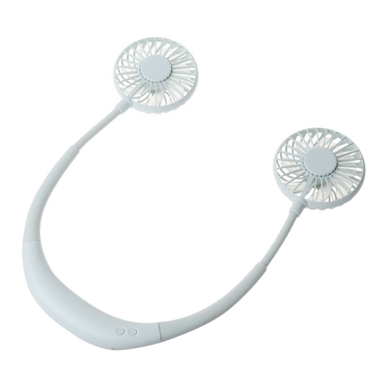 Quạt Sạc USB 2000MA Xoay 360 Độ Có Đèn Màu