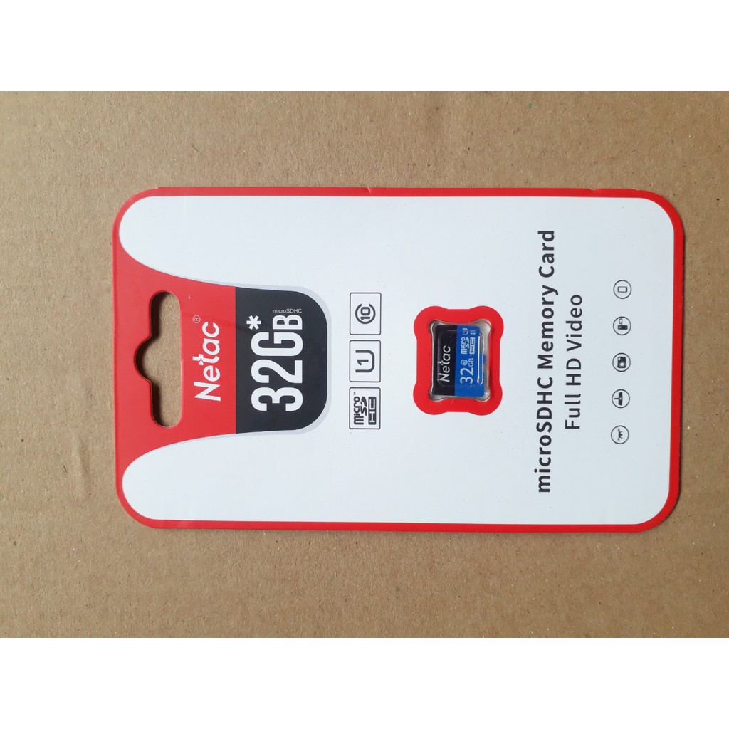 [Sỉ lẻ một giá] Thẻ nhớ micro SDHC NETAC 32GB chính hãng Class 10 (Thẻ)