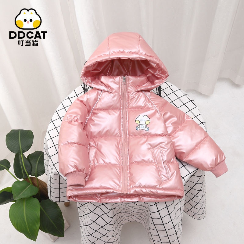 Áo Khoác Phao Đệm Cotton Thời Trang Thu Đông Cho Bé