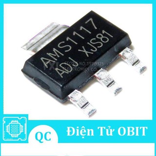 IC Nguồn AMS1117 SOT223 Nhiều Giá Trị Điện Áp
