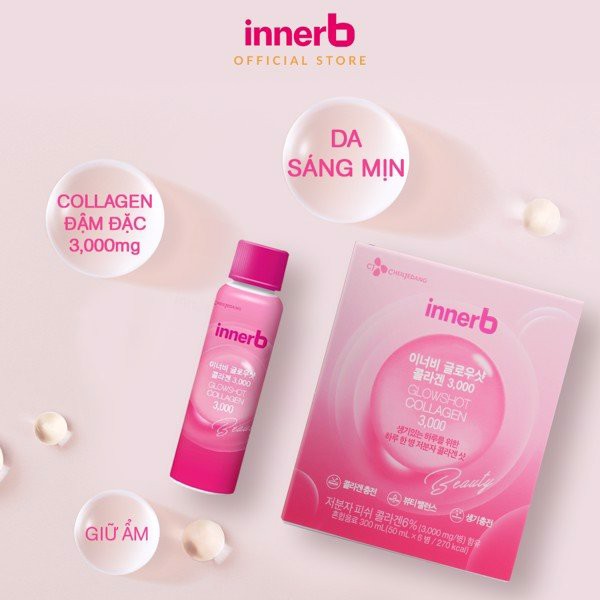 INNERB Nước uống collagen InnerB Glowshot Collagen 50ml x 6 chai | BigBuy360 - bigbuy360.vn