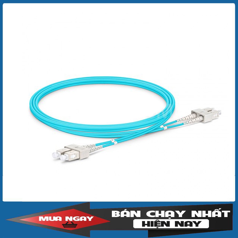 [BÁN CHẠY] Dây nhảy quang MM OM4 SC/UPC-SC/UPC 50/125μm - Đại lý phân phối toàn quốc